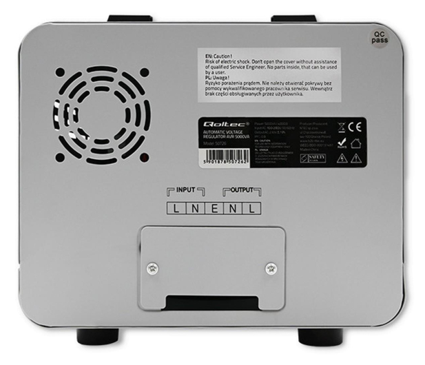 Qoltec Automatyczny stabilizator napięcia AVR 5000VA - 1180199 - zdjęcie 4
